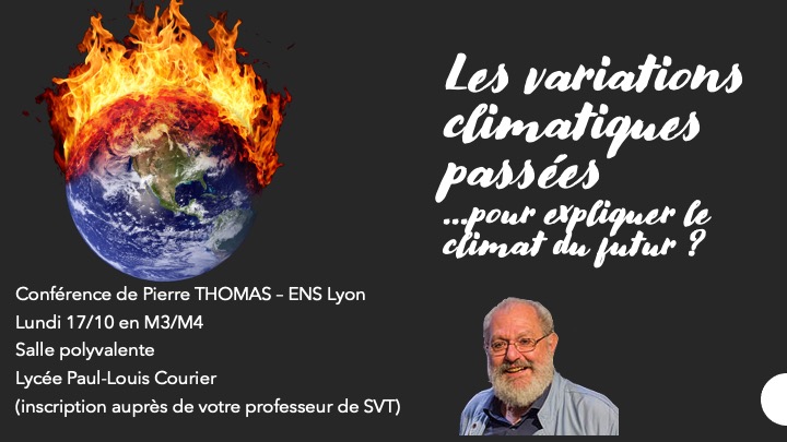 Conférence de Pierre Thomas, ENS-OSU Lyon