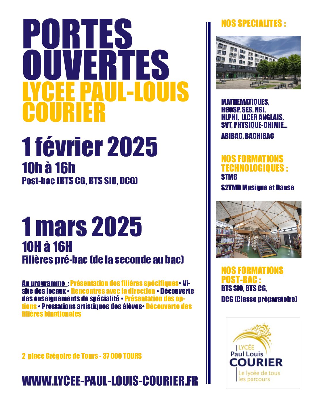 JOURNEES PORTES OUVERTES 2025